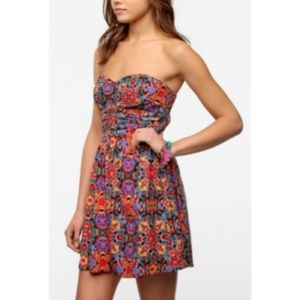 Urban Outfitters Strapless Boho Dress